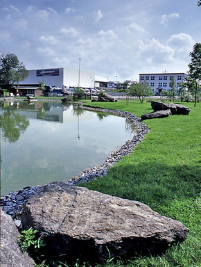 Green Logistics - Löschwasserteich